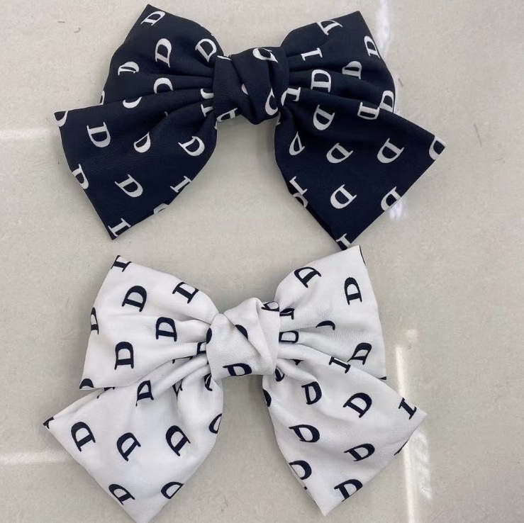D-letter bow tie, cute fabric hair band, hair tie, leather band, tulle, elegant high-elasticity updo, simple basic hair tie, hair band, hair tie, hair accessory, hair accessory