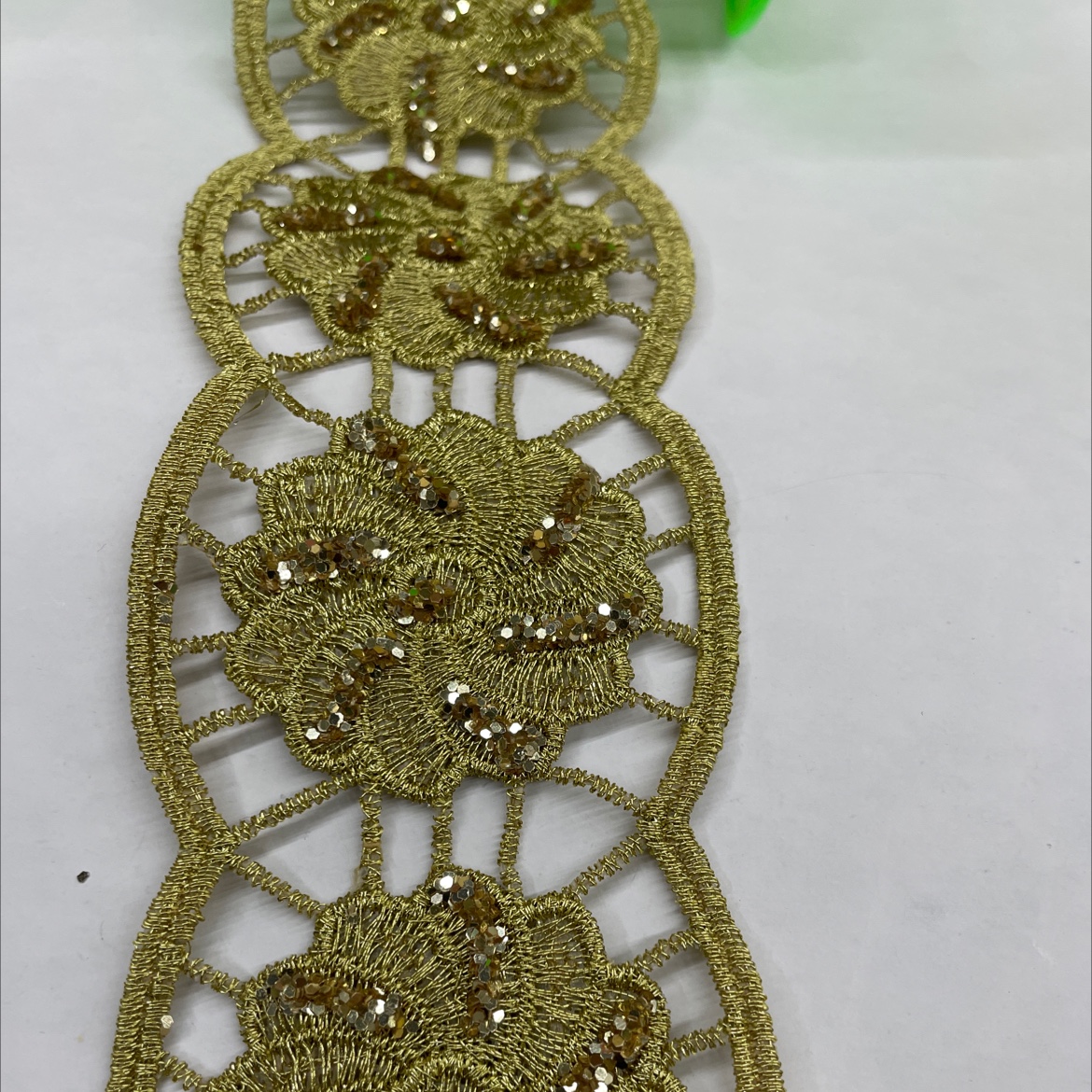 金线刺绣水溶花边详情图3