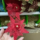 3D水溶花朵 花边 刺绣条码