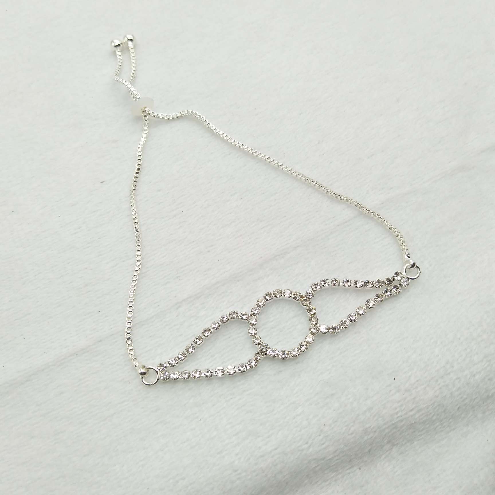 2021 New full-diamond adjustable bracelet details Picture