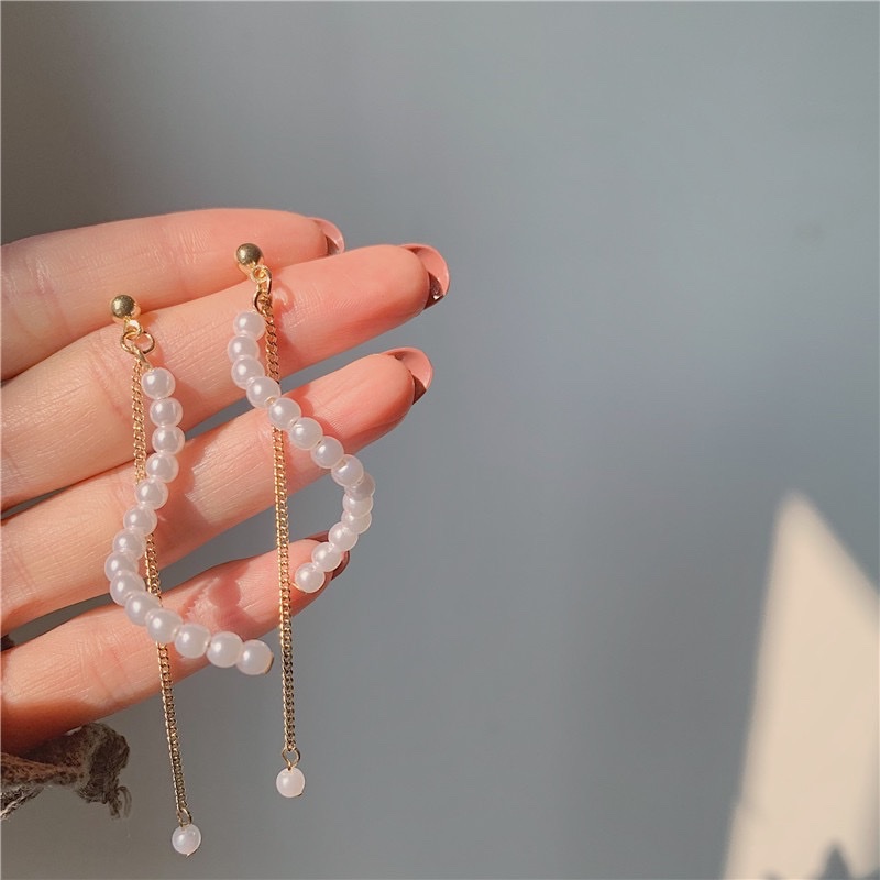 Pearl earrings, earring accessories, handcrafted earrings Specification image