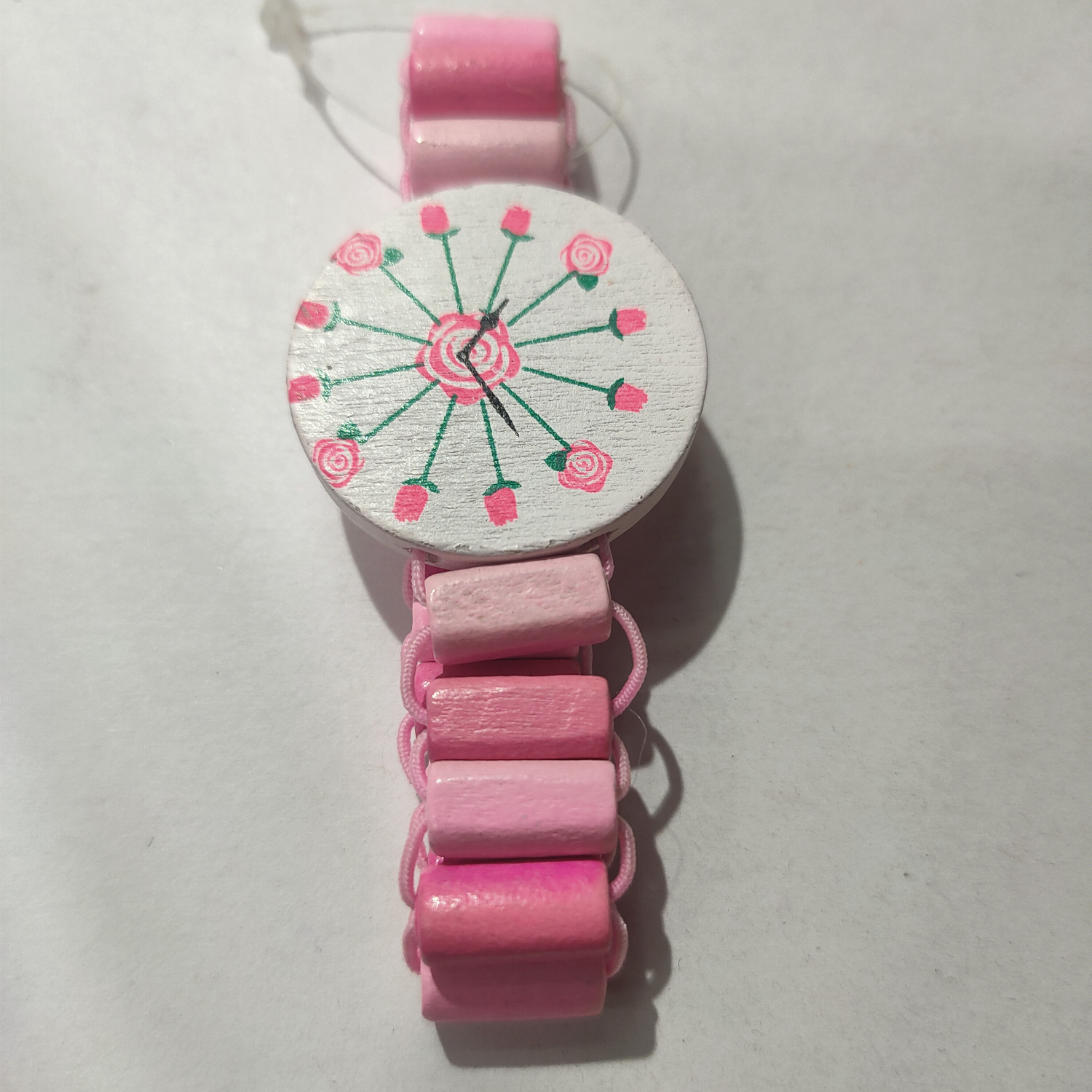 木质diy儿童小手表068