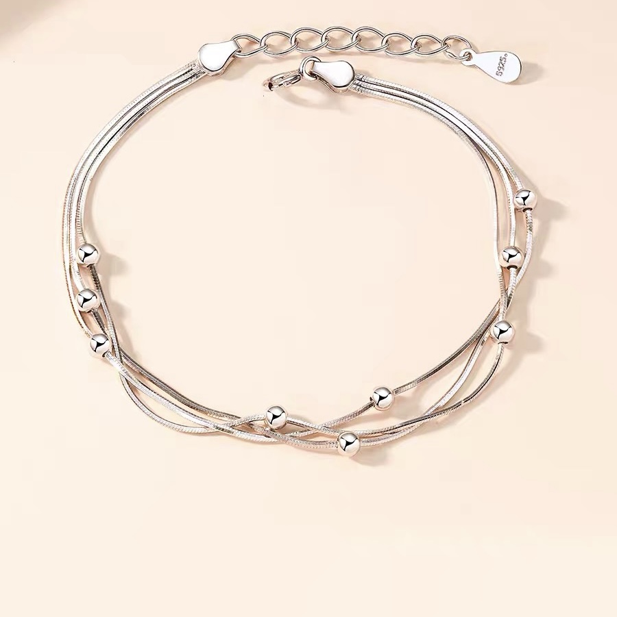 Bead chain bracelet