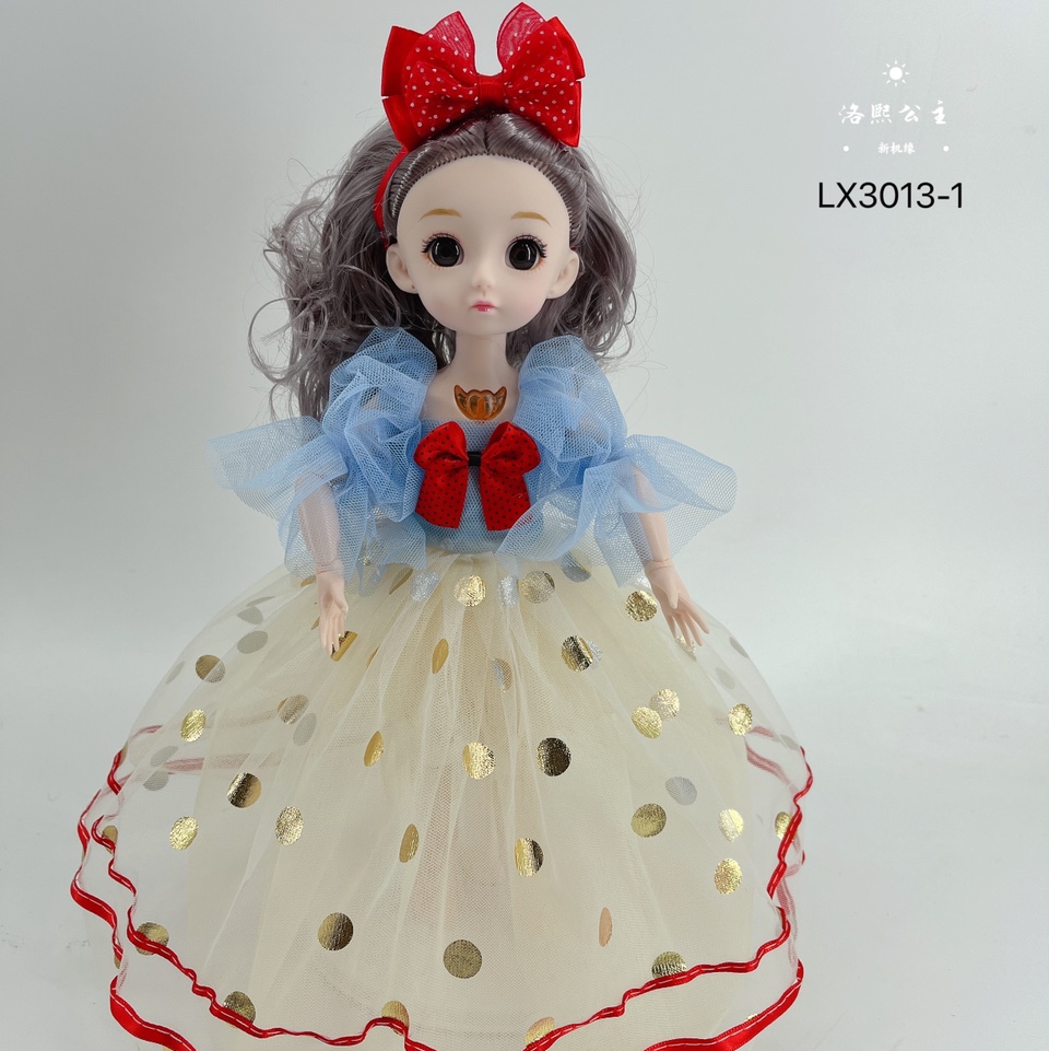 Night market Barbie doll Snow White 32cm smart music doll joint doll