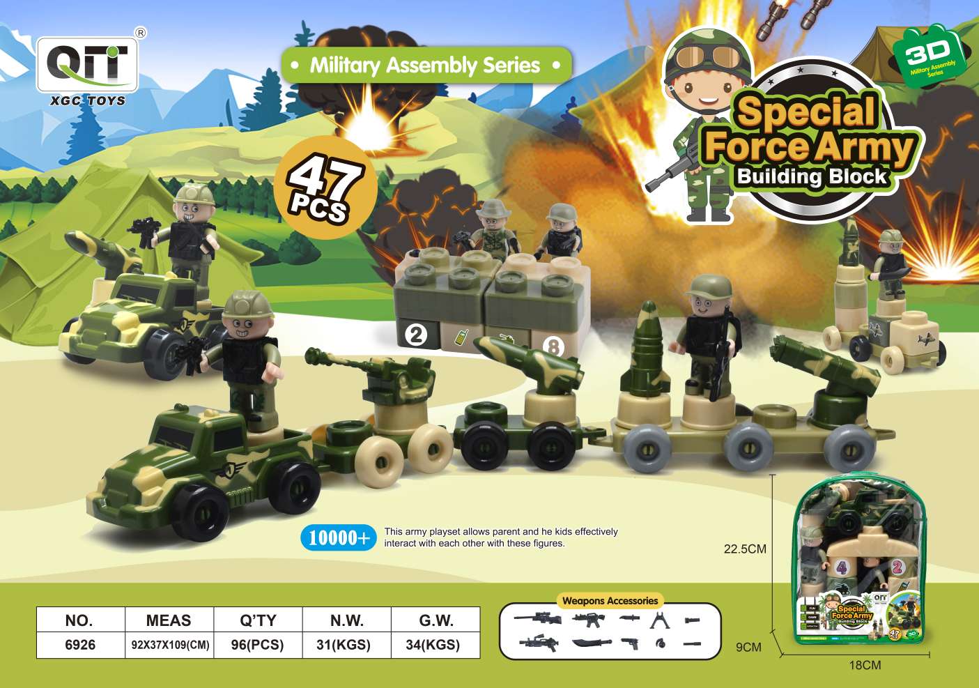 Military Building Block Baby 4 Application Scenario
