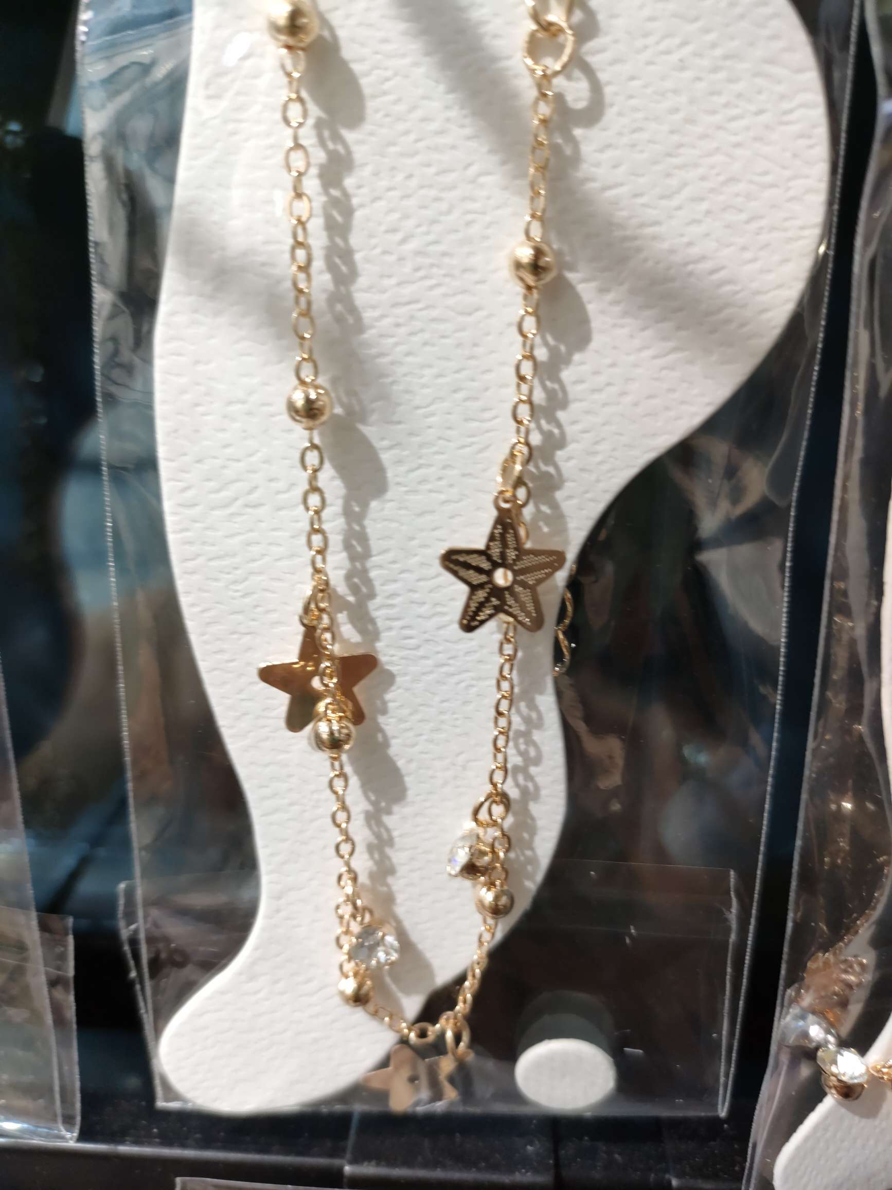 3片2钻love桃心 脚链详情图5