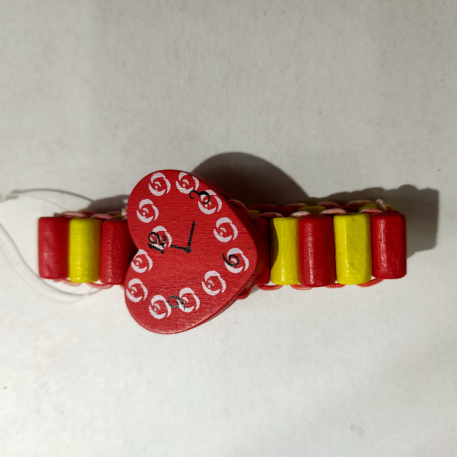 Wooden diy children's small watch 080
