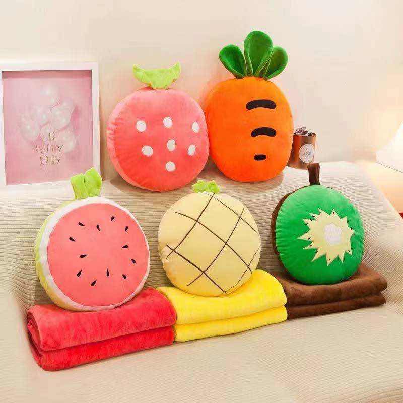 毛绒水果空调被