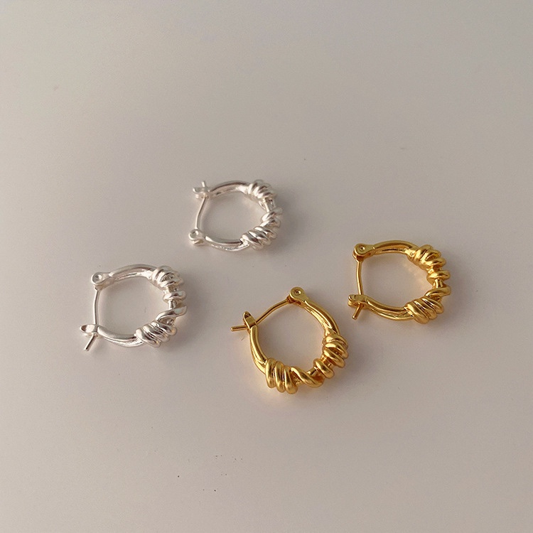 French twist knotted ear buckle thumbnail