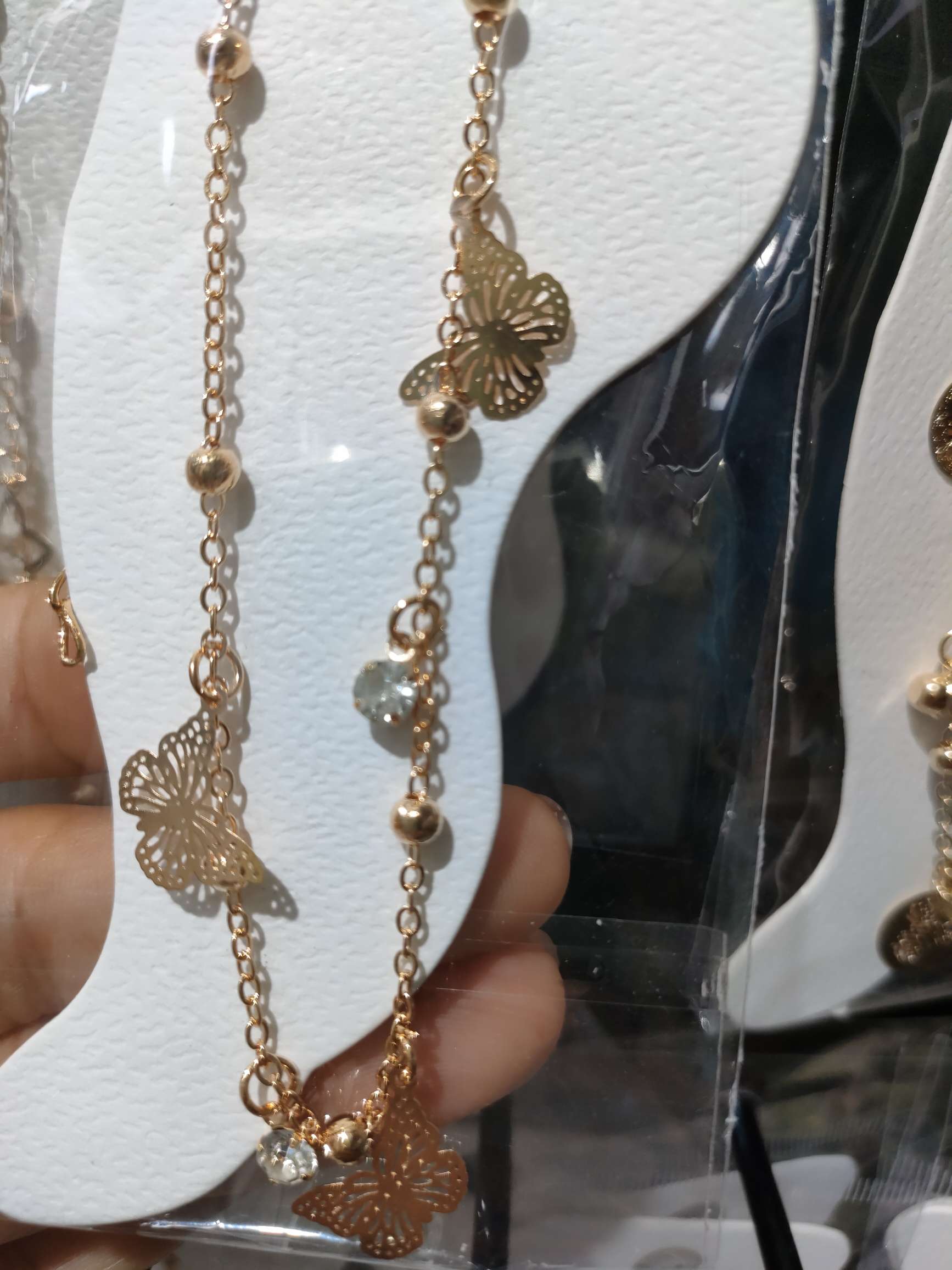 3片2钻love桃心 脚链详情图10