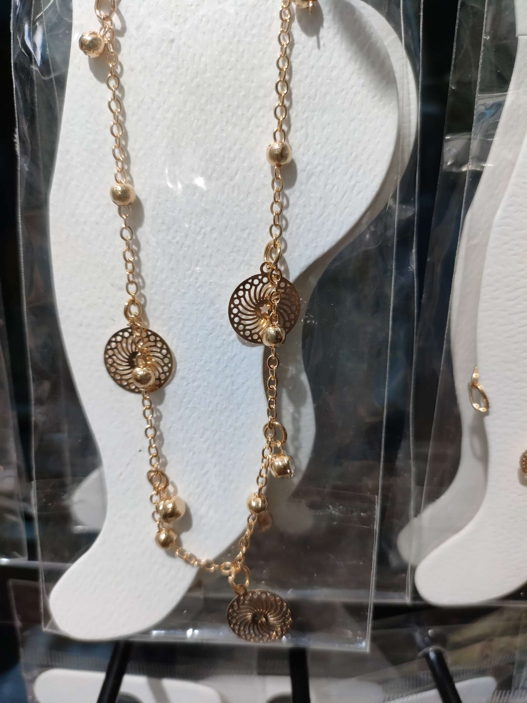 3片2钻love桃心 脚链详情图4