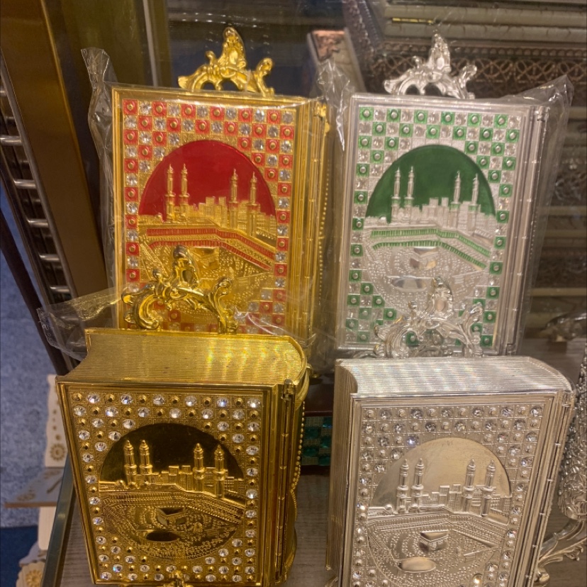 金泰莱工艺品古兰经盒子1复古收纳盒铁皮桶