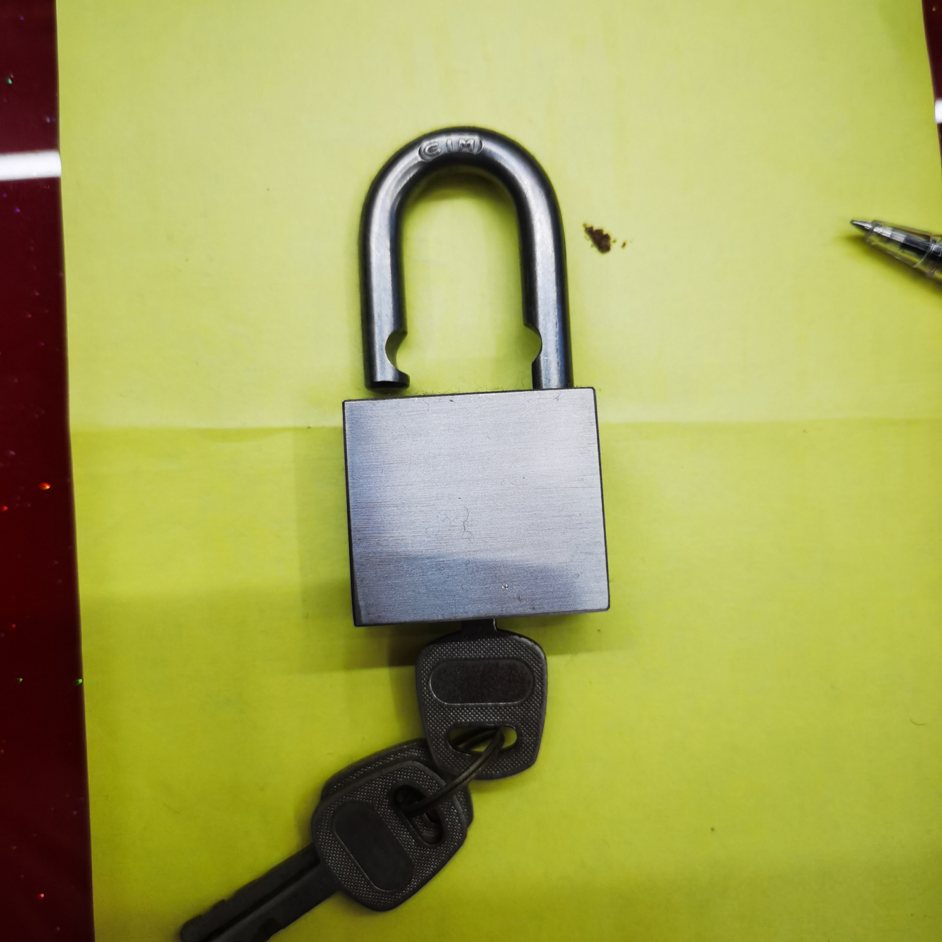 Steel lock, 40mm