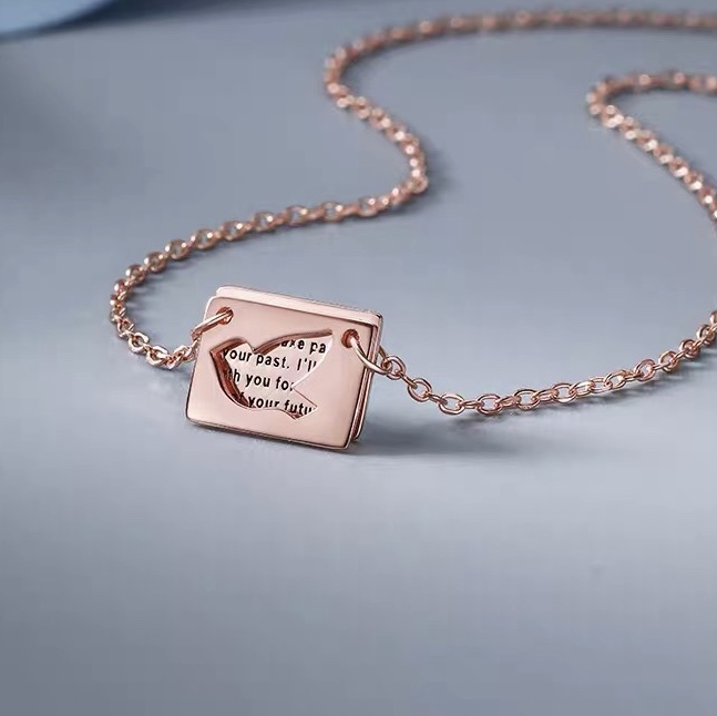 Flying pigeon envelope bracelet