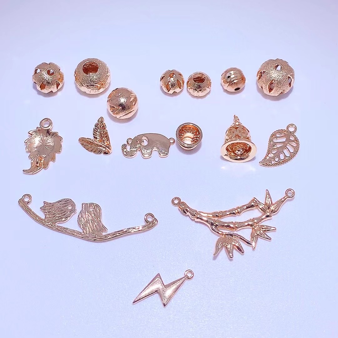 Copper crystal-inlaid jewelry accessories and clothing accessories 4 Specification image