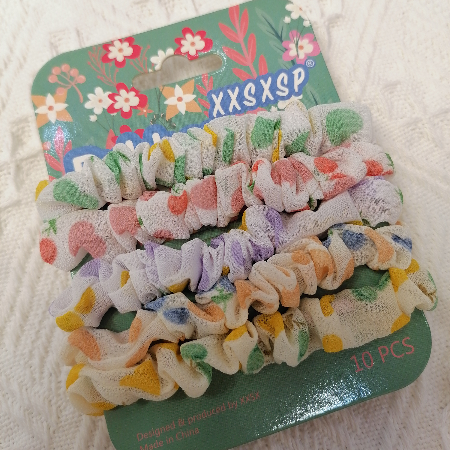 Flower card small circle five piece la la la la la la la cob cob cob la la