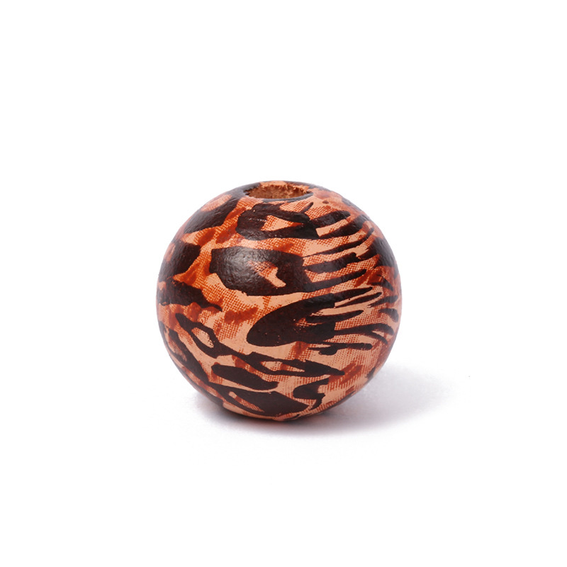 16mm leopard print straw wood beads Application Scenario