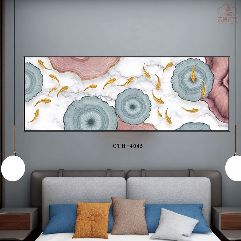 铝合金晶瓷晶贝床头画年年有余系列1️⃣详情图1