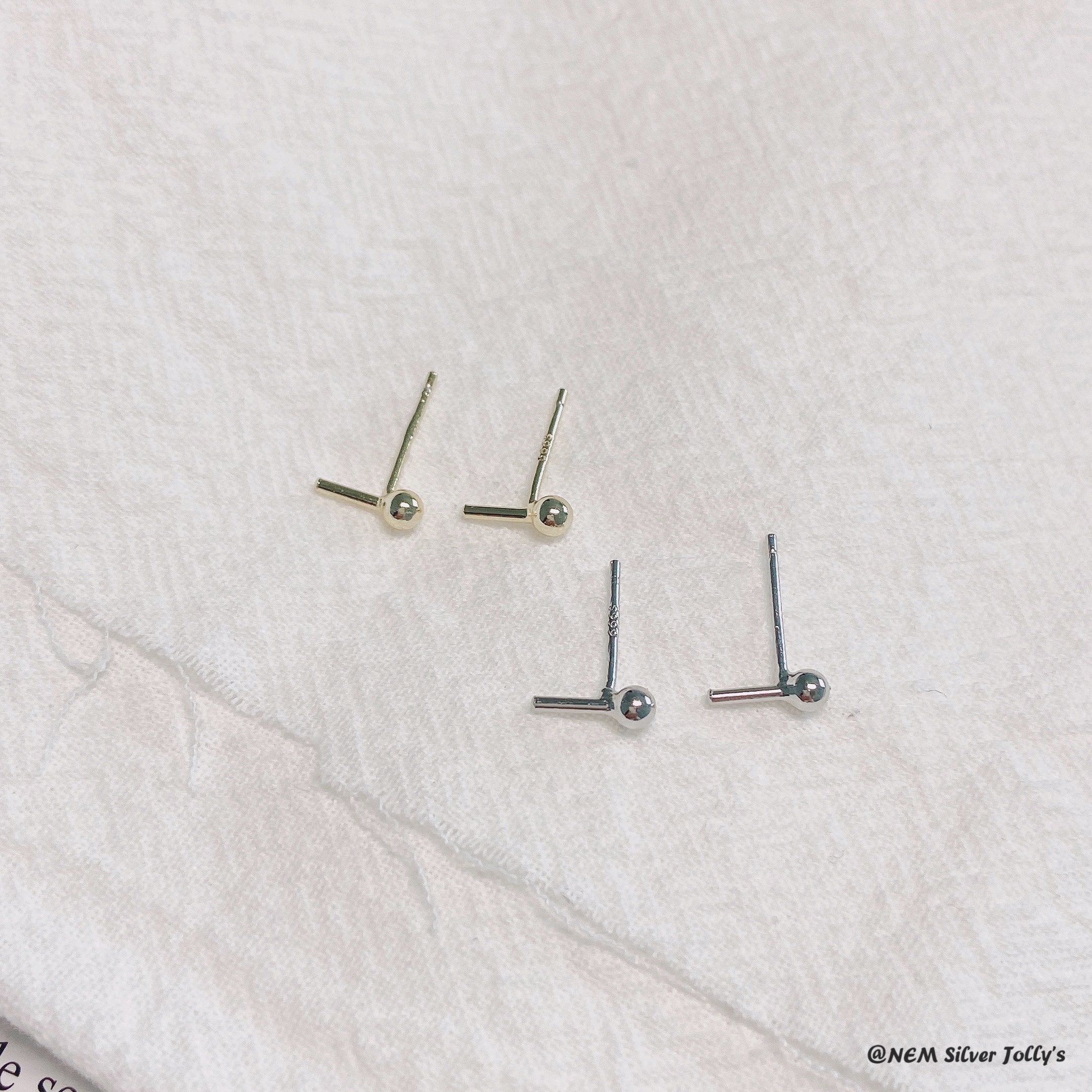 纯银耳钉30详情图7