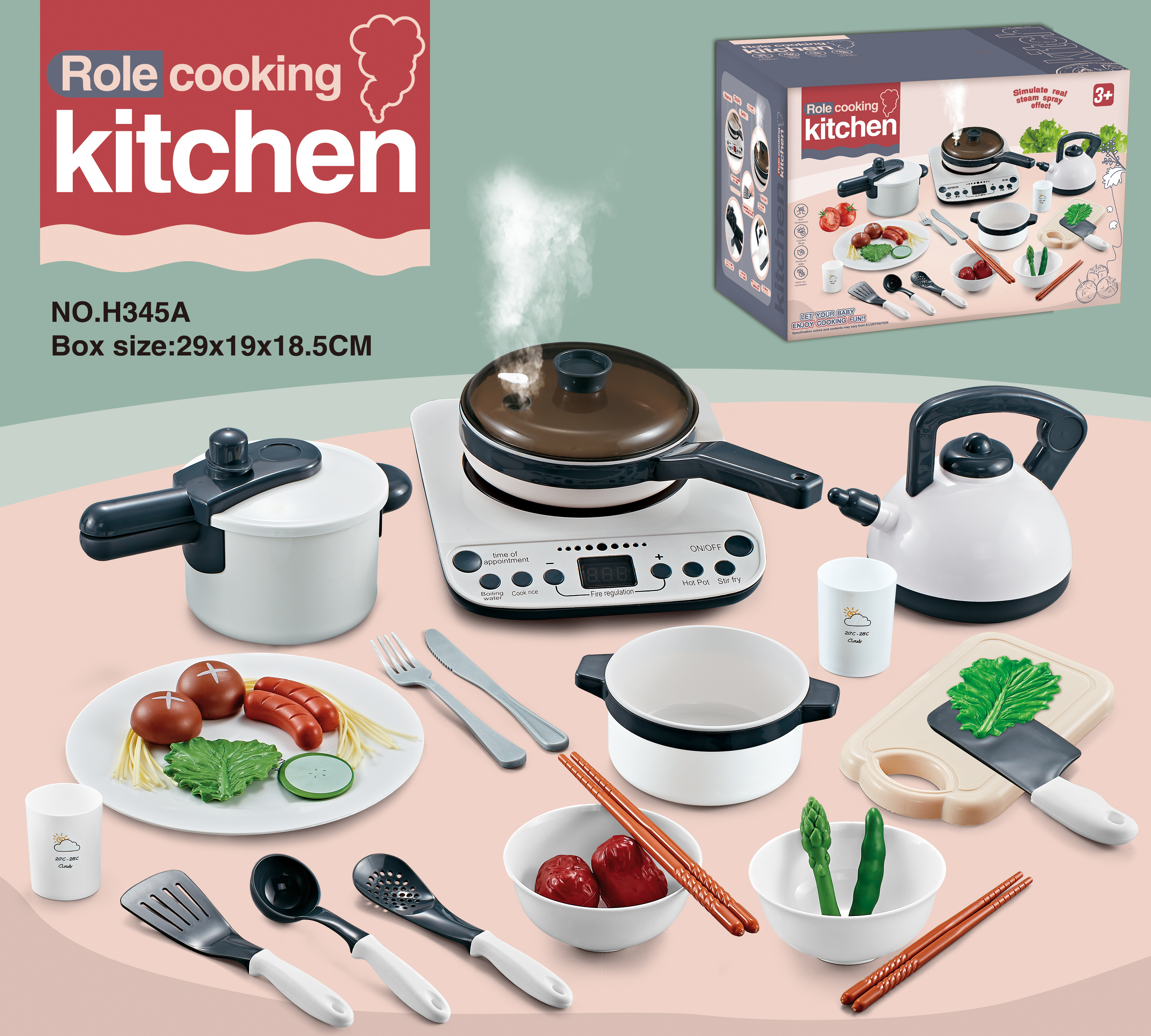 Children's simulation houseware and educational toys details Picture