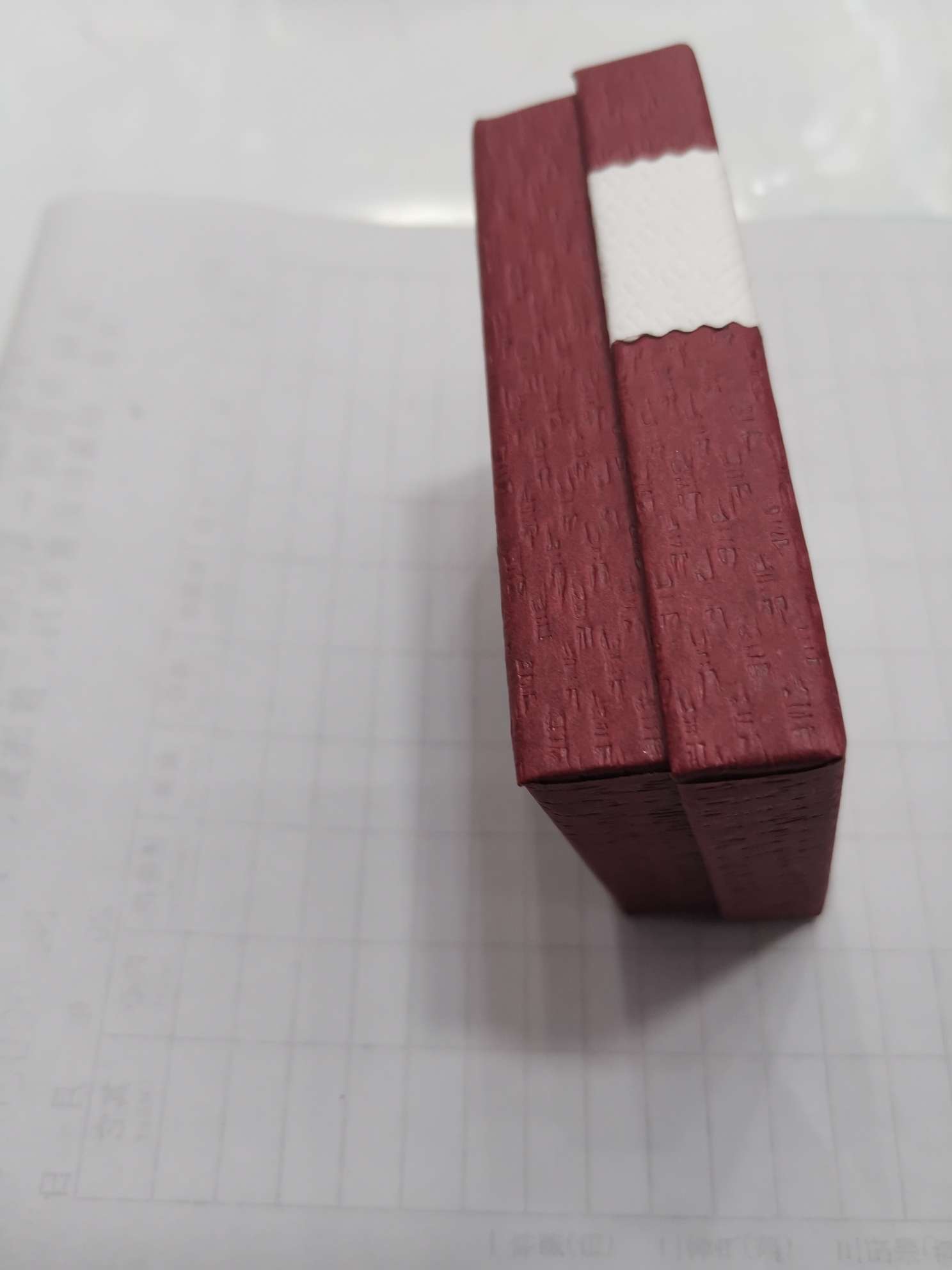 蝴蝶结吊坠盒156白底实物图