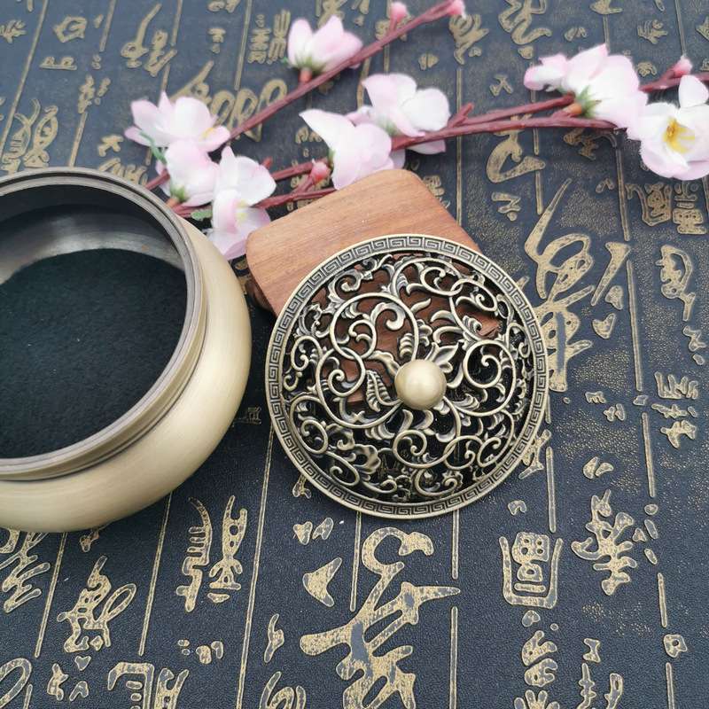 铜香炉铜盘香炉仿古三足香薰炉禅意茶道熏香炉家用室内檀香炉详情图1