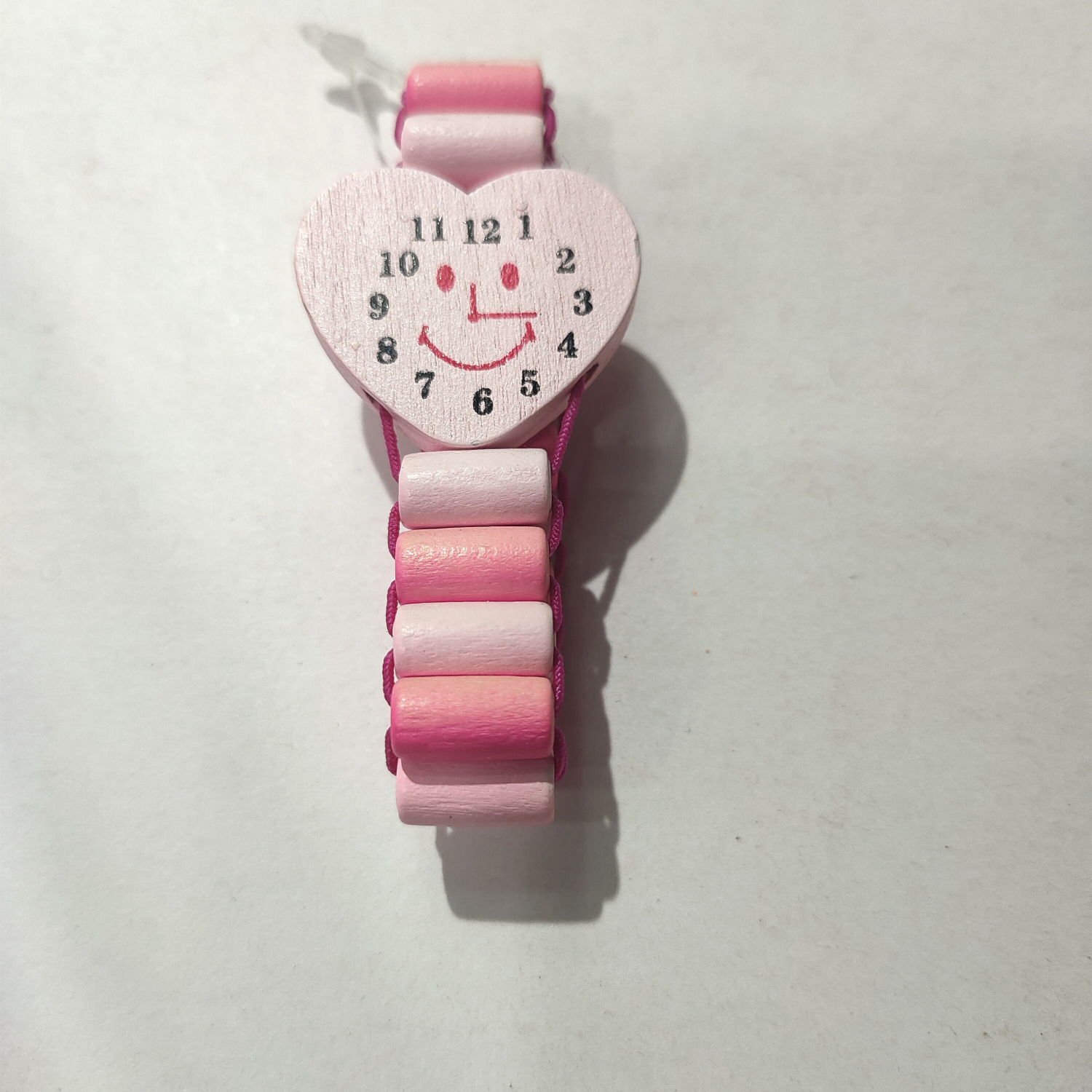 Wooden diy children's small watch 074