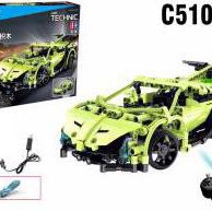 C51007 Remote control building Block Green Sword sports car