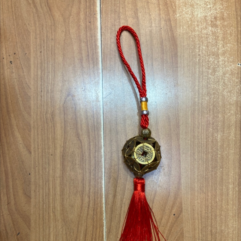 Chinese knotted art blunt copper twelve di Lu Lutong round ball