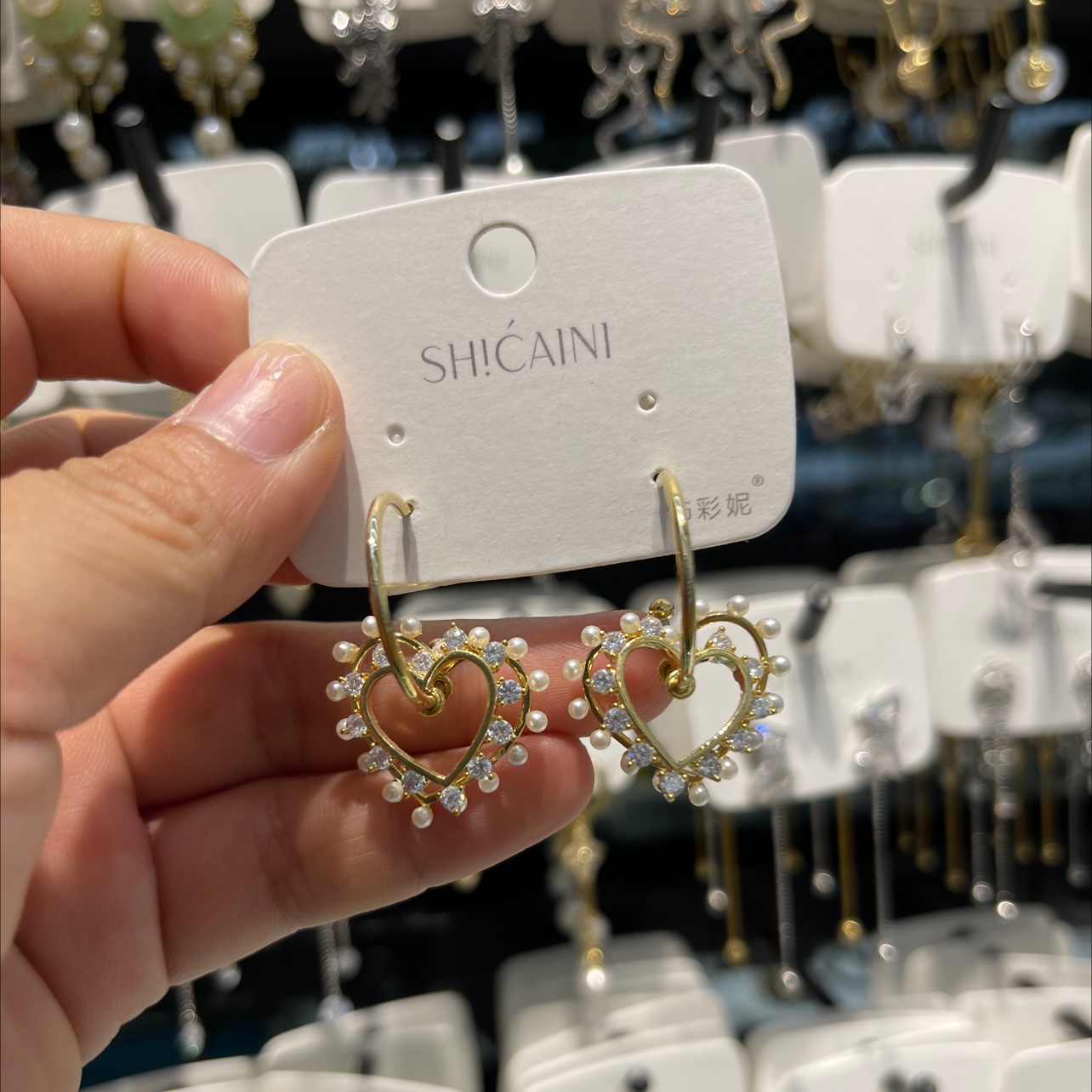 Micro stud earrings