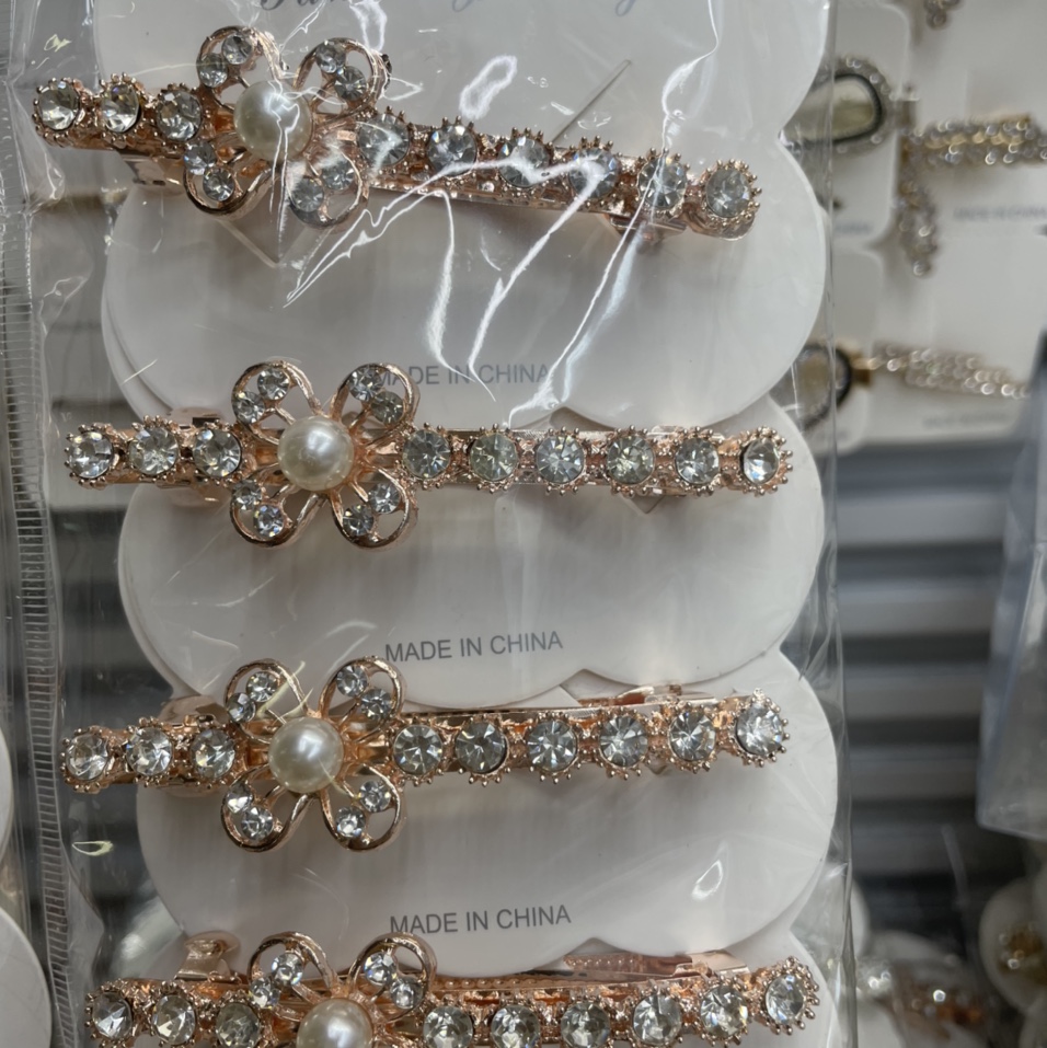 White diamond bobby pin 3