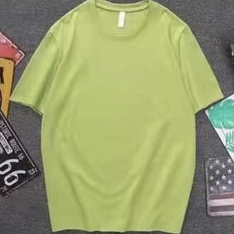 绿色夏季新款短袖T恤宽松半袖打底衫5