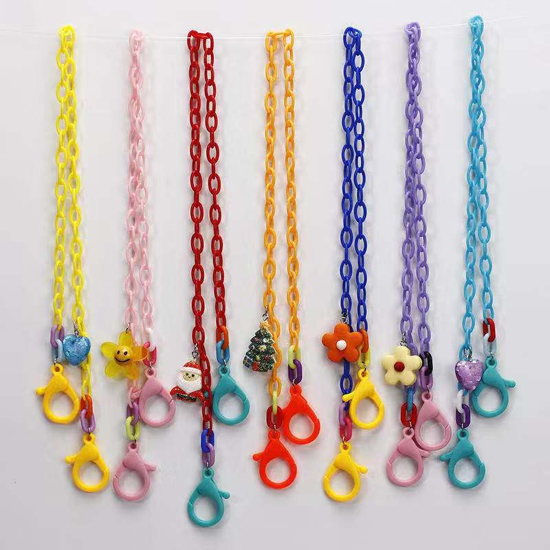 创意多功能韩版幼儿园小学儿童口罩挂绳眼镜链 防失 绳子 口罩绳 6【外贸专供】图