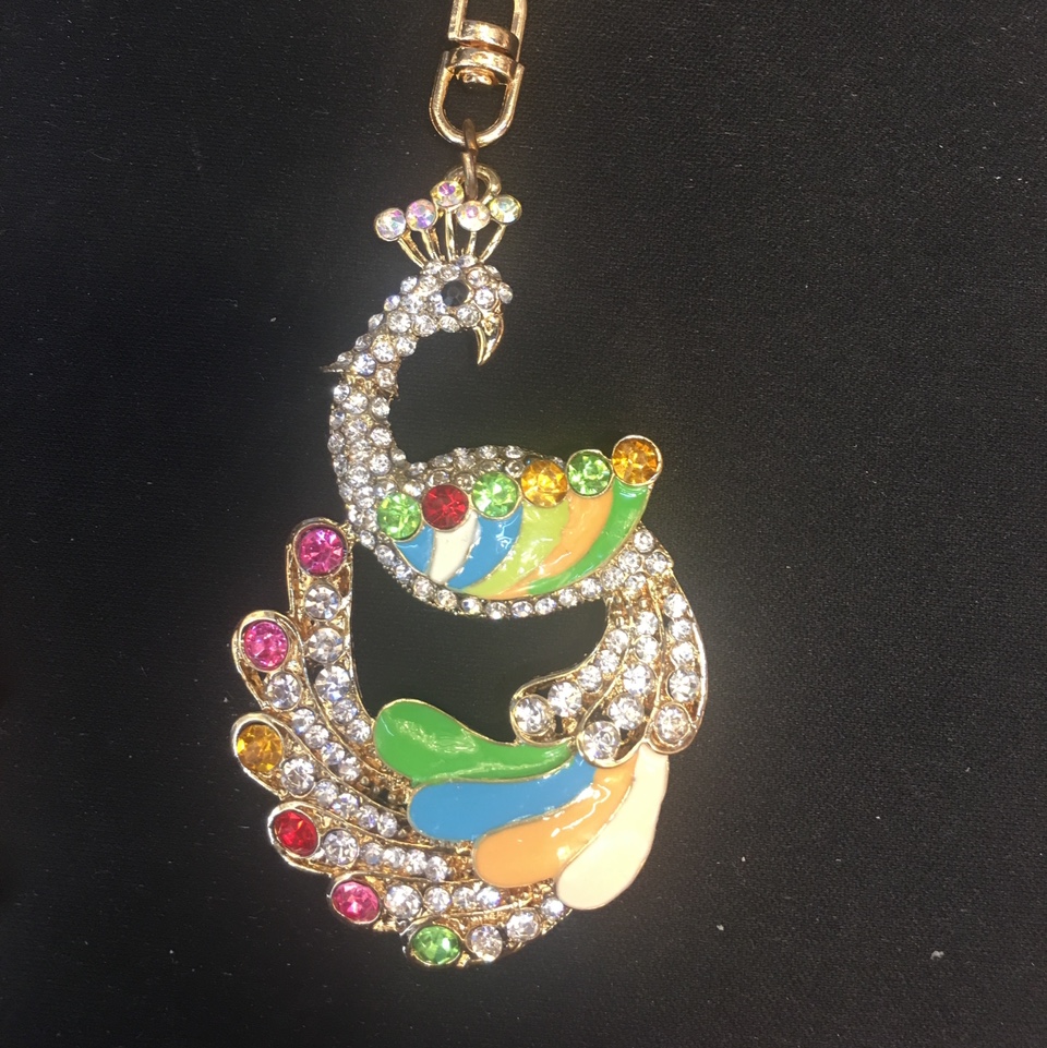 厂家直销创意合金镶钻钥匙扣包包挂饰可爱挂件个性钥匙挂饰之52