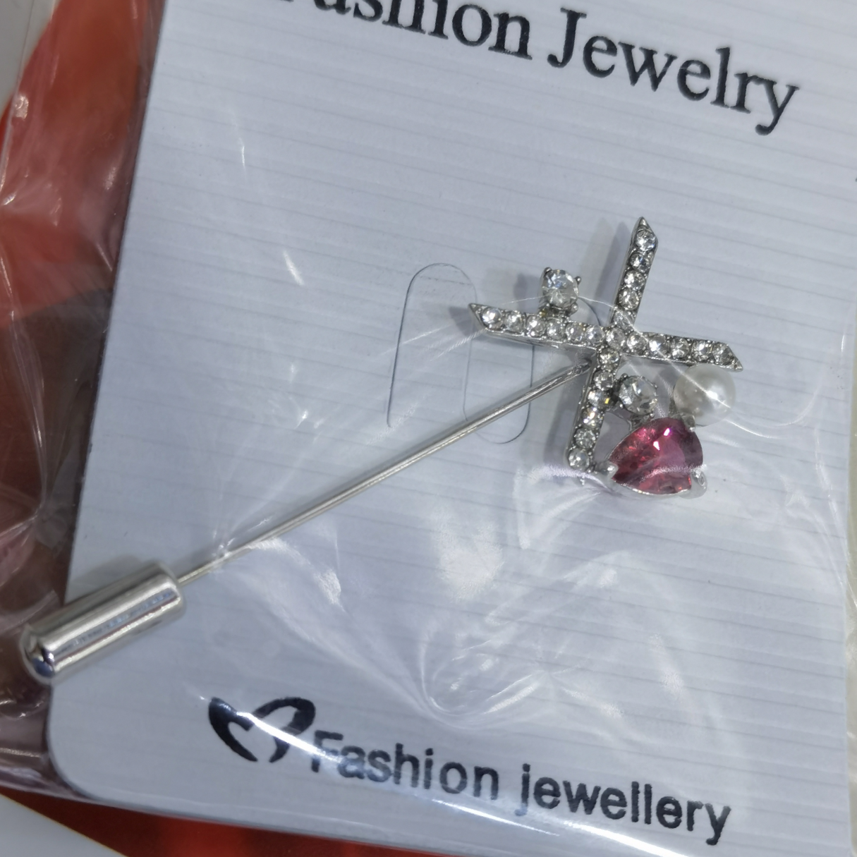Turban glass pin