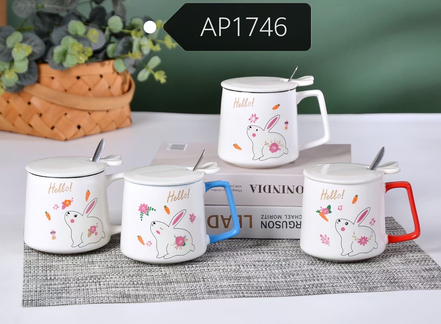 Ceramic cups, coffee cups, water cups, tea cups, home-use creative cups AP1746, popular cartoon ceramic cups detail image 1