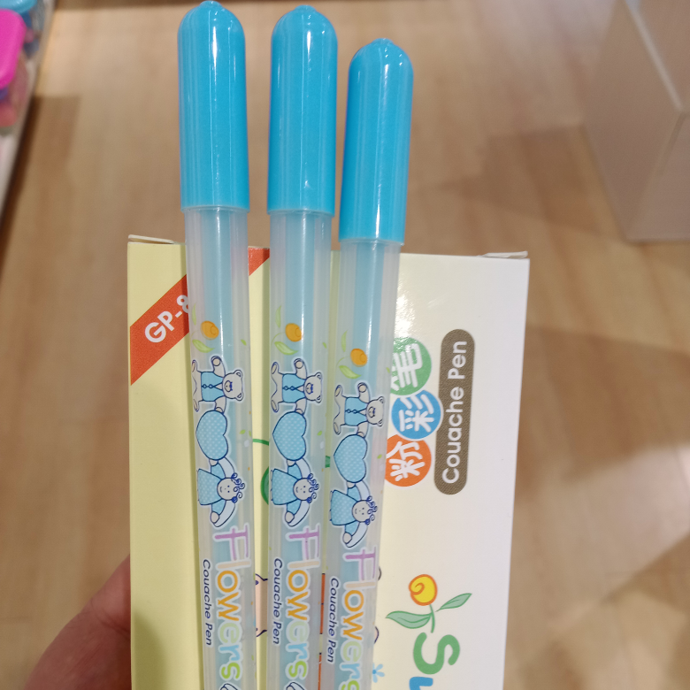 超艺Gp801水粉笔彩色笔兰色