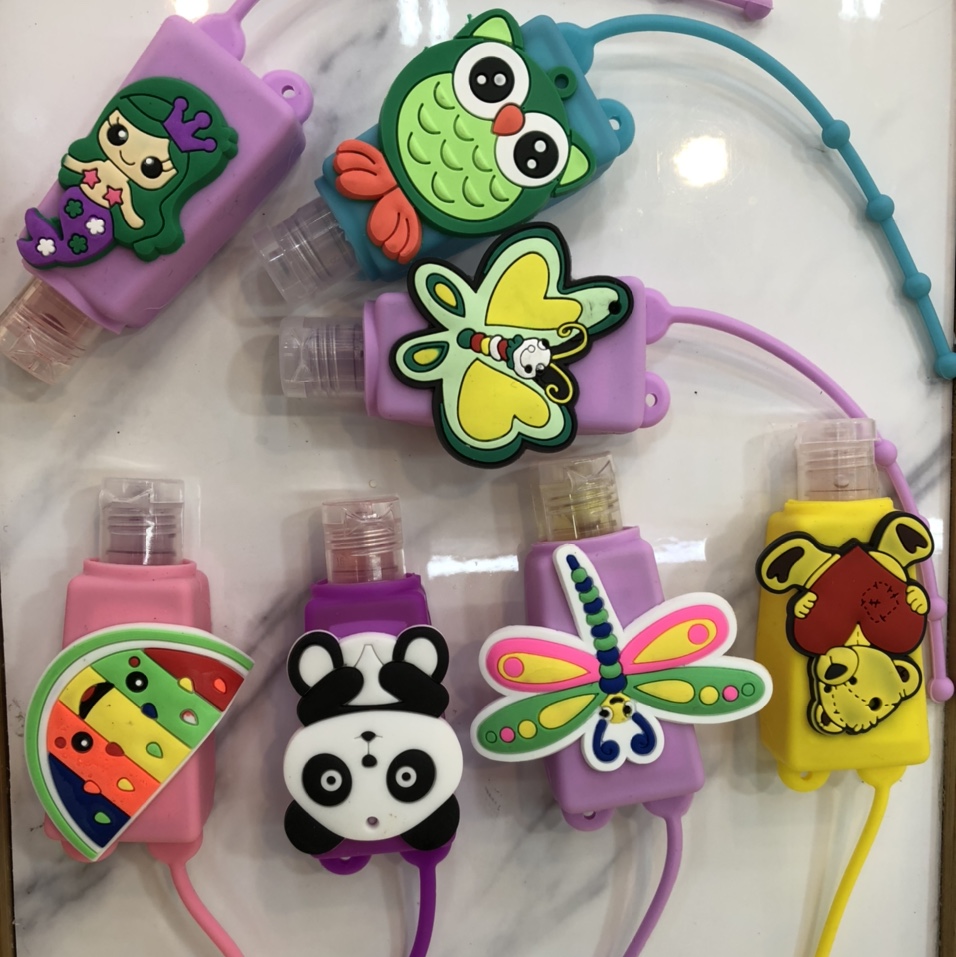 网络爆款儿童卡通玩具图案的系列洗手液挂件