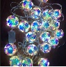 15 pieces of 5-centimeter sequined ball silver