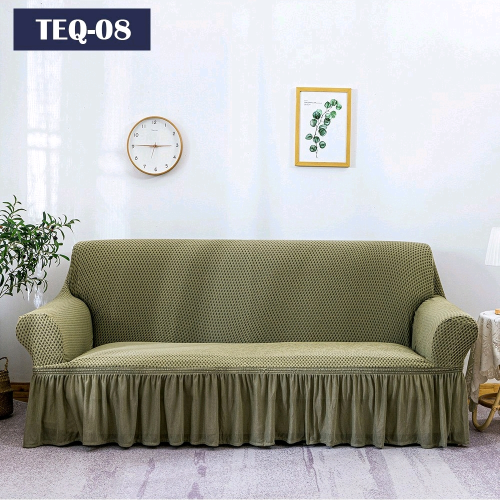 2021 Cross-border Turkey small square sofa cover universal high-end atmospheric non-slip full package 10 full figure