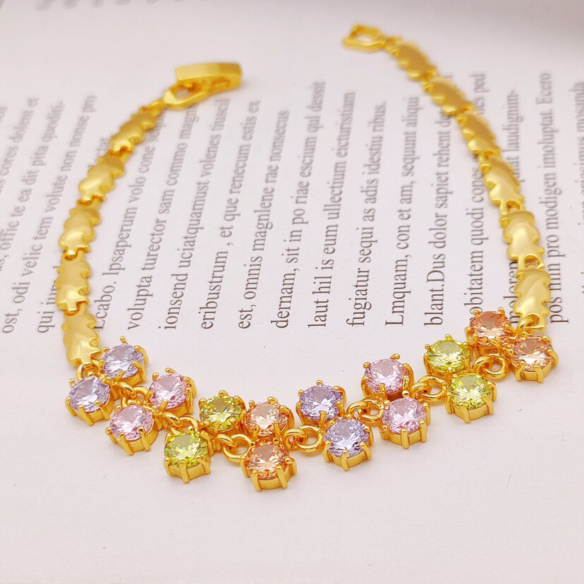 8-row zircon bracelet
