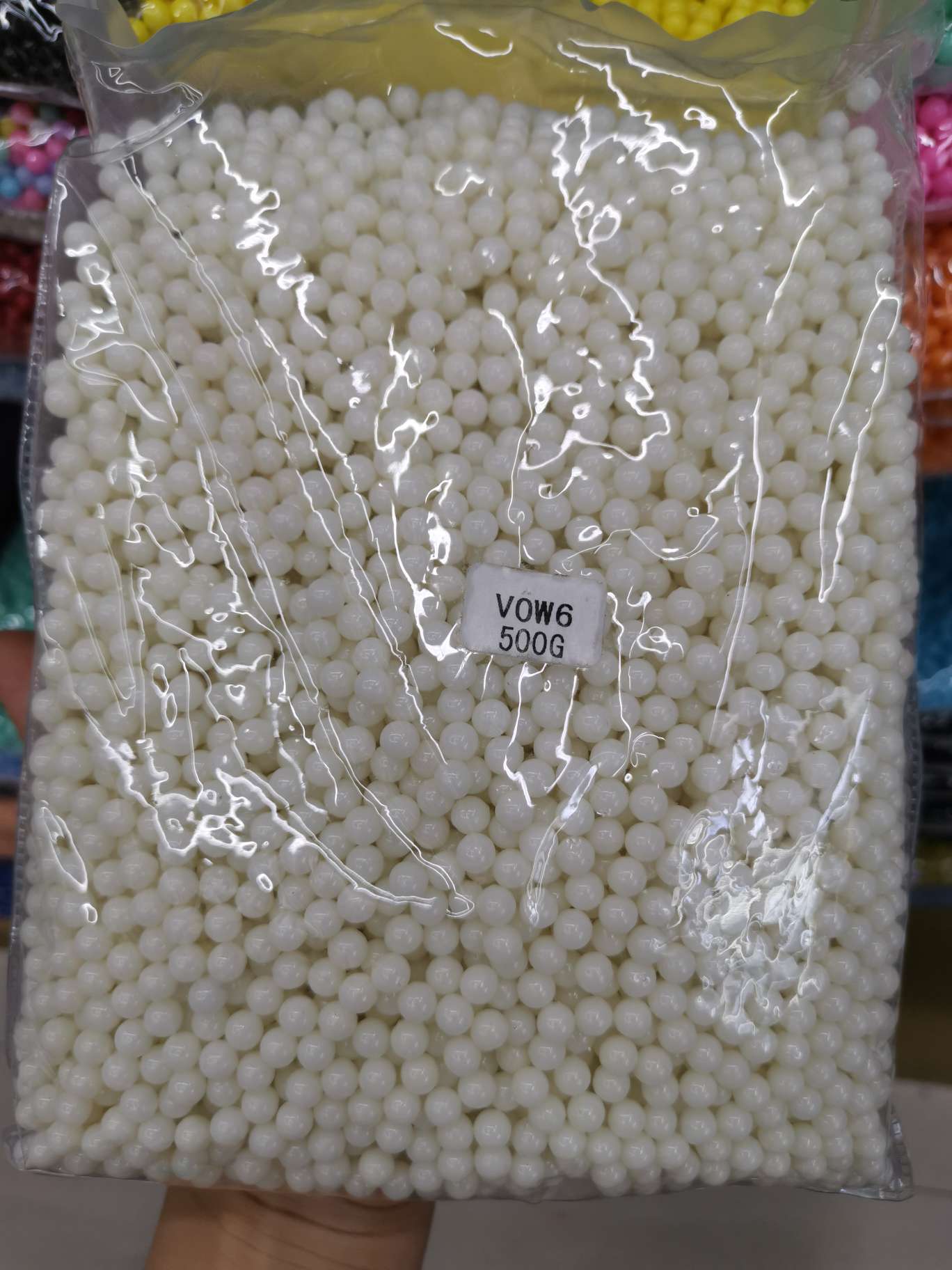 【现货】糖果实色无孔珠 8mm 500克/包 现货颜色多详情图1