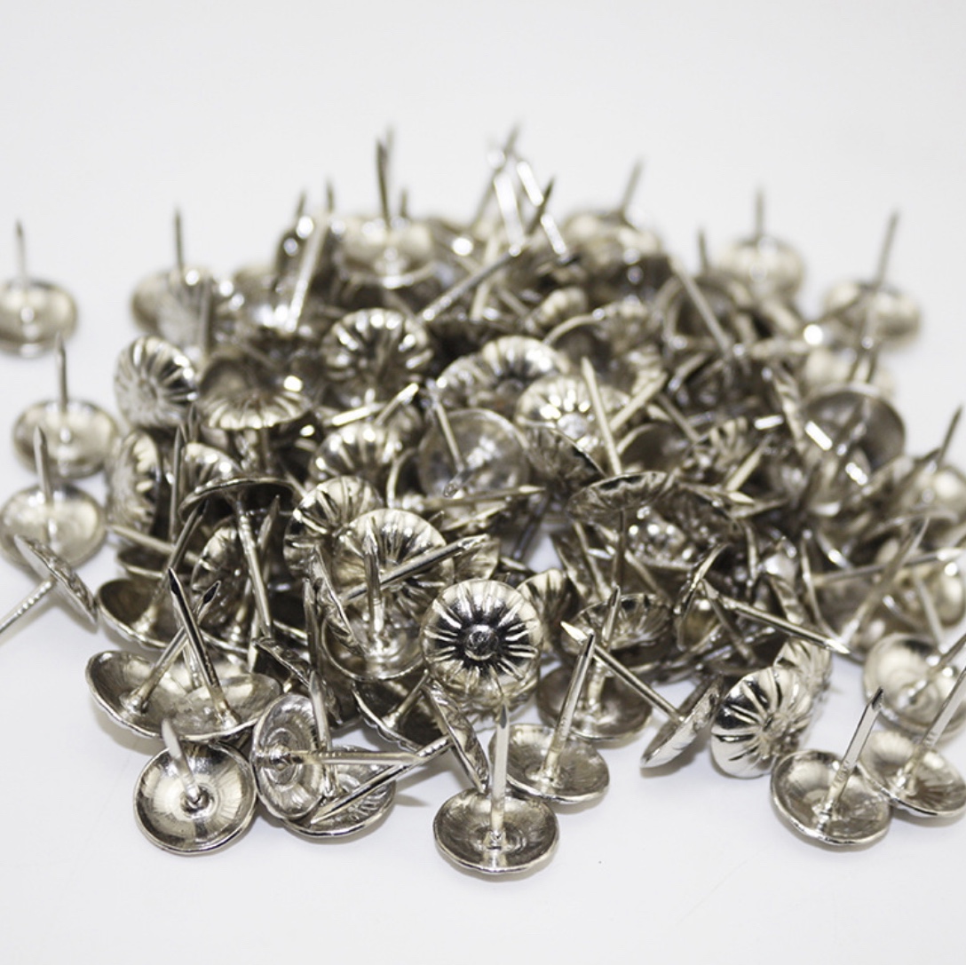 Chrysanthemum bubble nails, chrome-plated 11X16