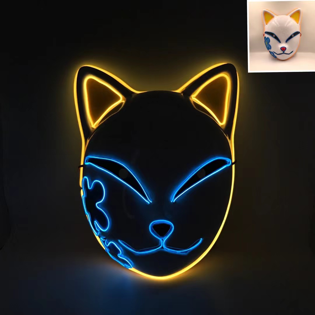冷光面具狐狸面具猫头套