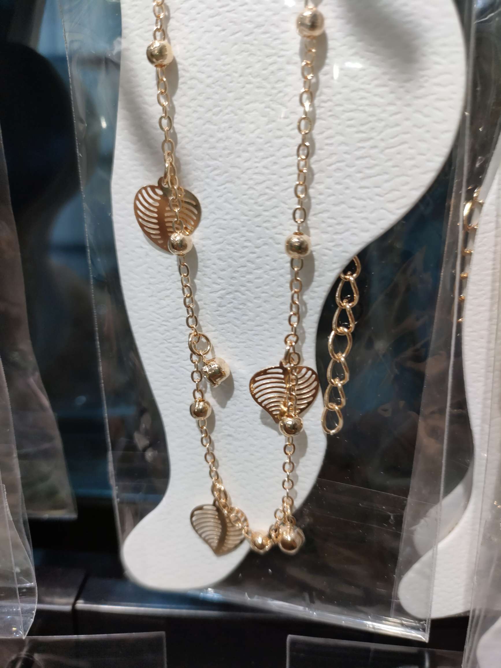 3片2钻love桃心 脚链详情图8