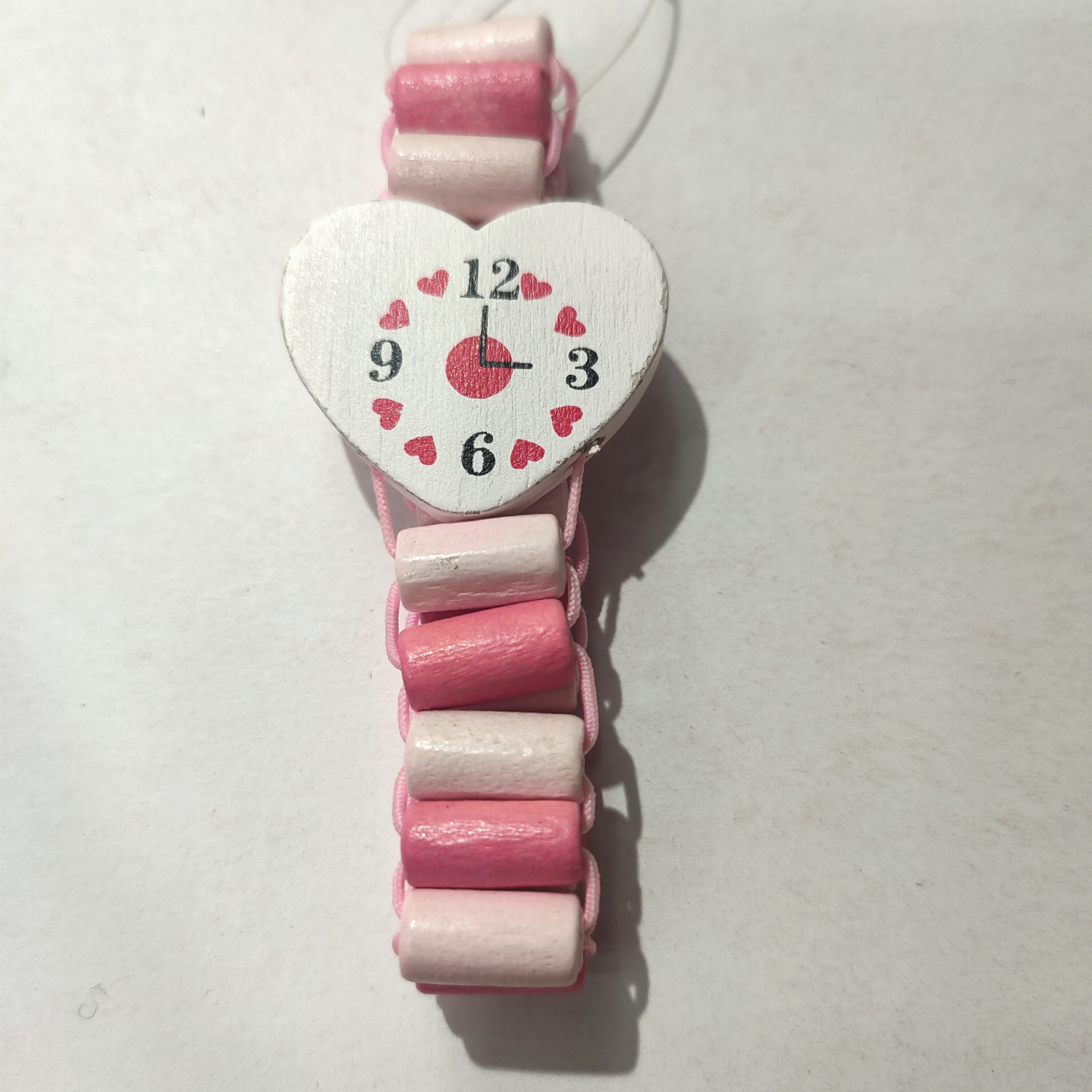 Wooden diy children's small watch 086