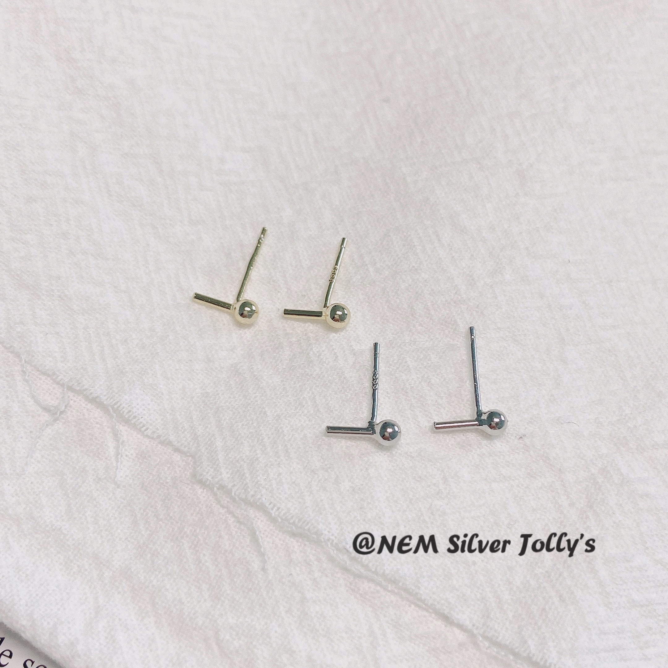 纯银耳钉30详情图8