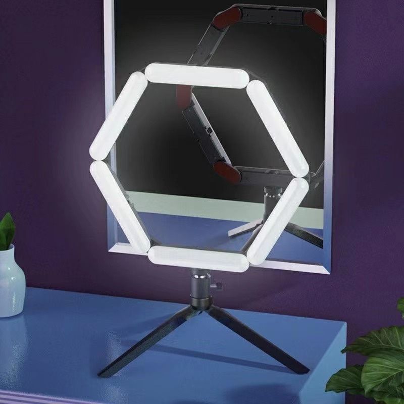 直播灯  补光灯  LED灯 六节补光灯 手机直播灯 美颜灯 摄影灯