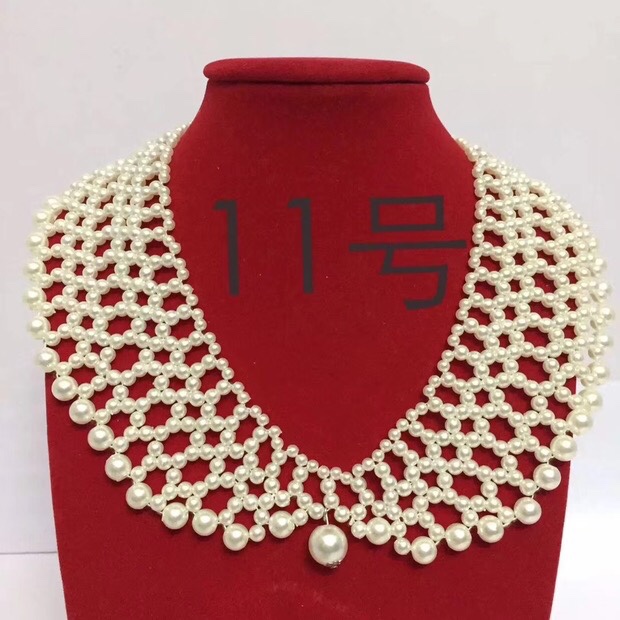 Fashion handwoven pearl necklaces, necklaces, necklaces, necklaces and necklaces 1