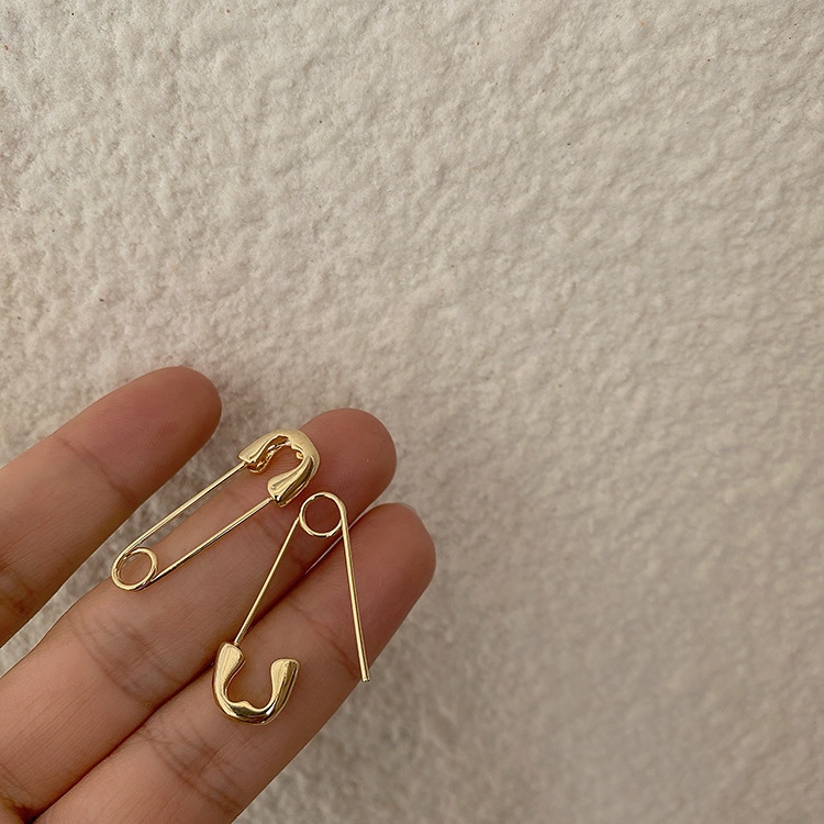 Paper clip earrings, European style thumbnail